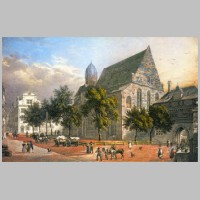 Leonhardskirche und -tor von der Stadtseite, 1835 (Wikipedia).jpg